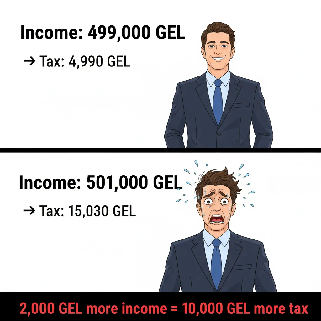 When your annual income crosses the 500k threshold